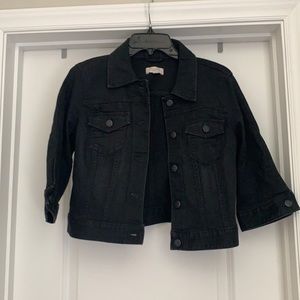 Loft Outlet Black Jean Jacket size small